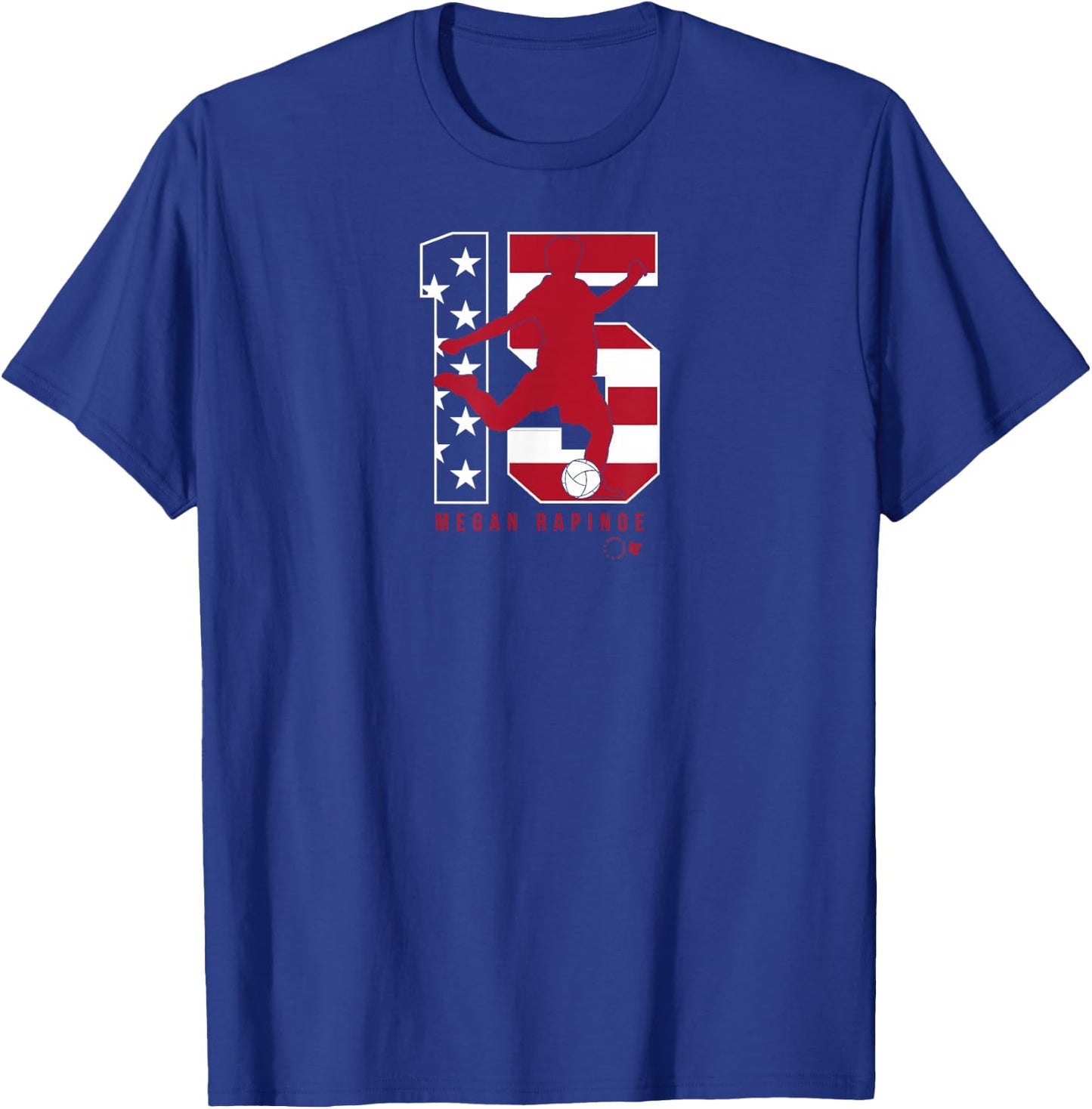 Megan Rapinoe 15: USWNT Players Association - USA Soccer T-Shirt - T-Shirt | Royal