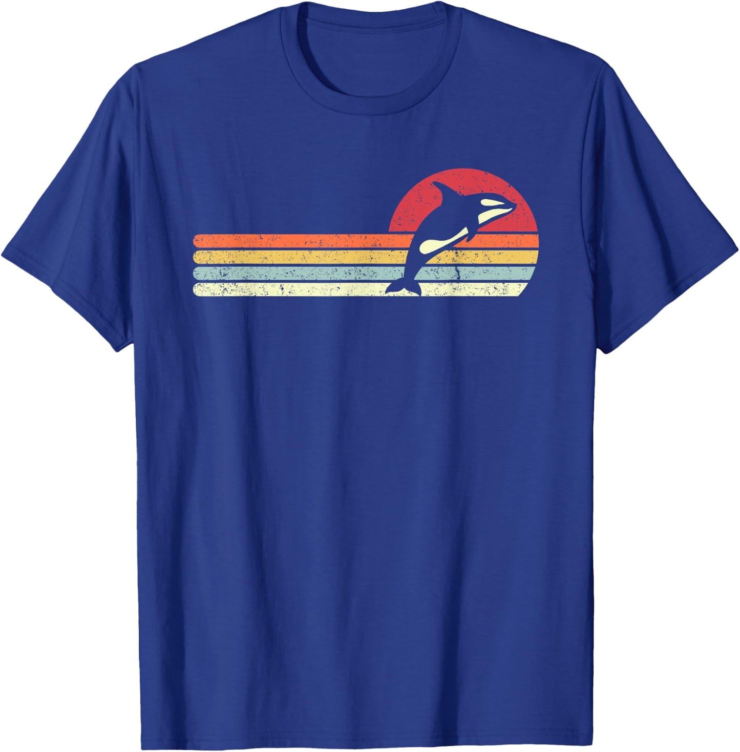 Orca Killer Whale Shirt Vintage T-Shirt - T-Shirt | Royal