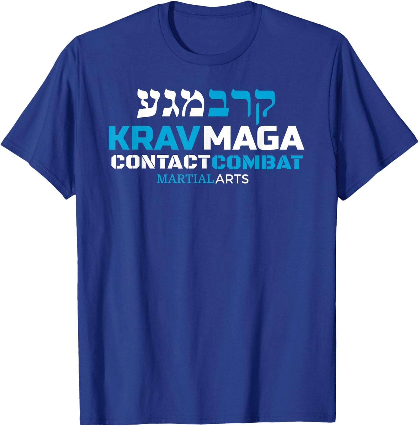 Krav Maga Israeli Defense Contact Combat Martial Arts T-Shirt - T-Shirt | Royal