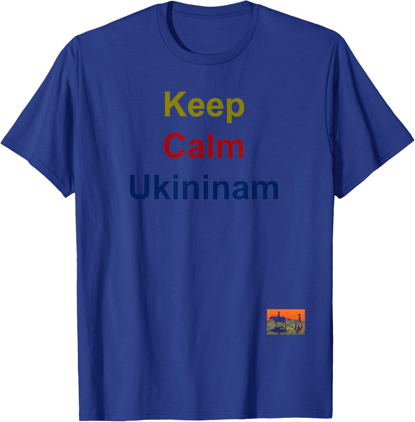 Filipino Shirt - Keep Calm Ukininam Women T-Shirt - T-Shirt | Royal