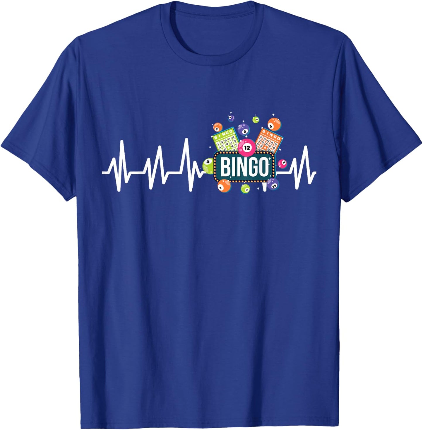 Bingo Grandpa Daubers Gamblers Vintage Playing T-Shirt - T-Shirt | Royal