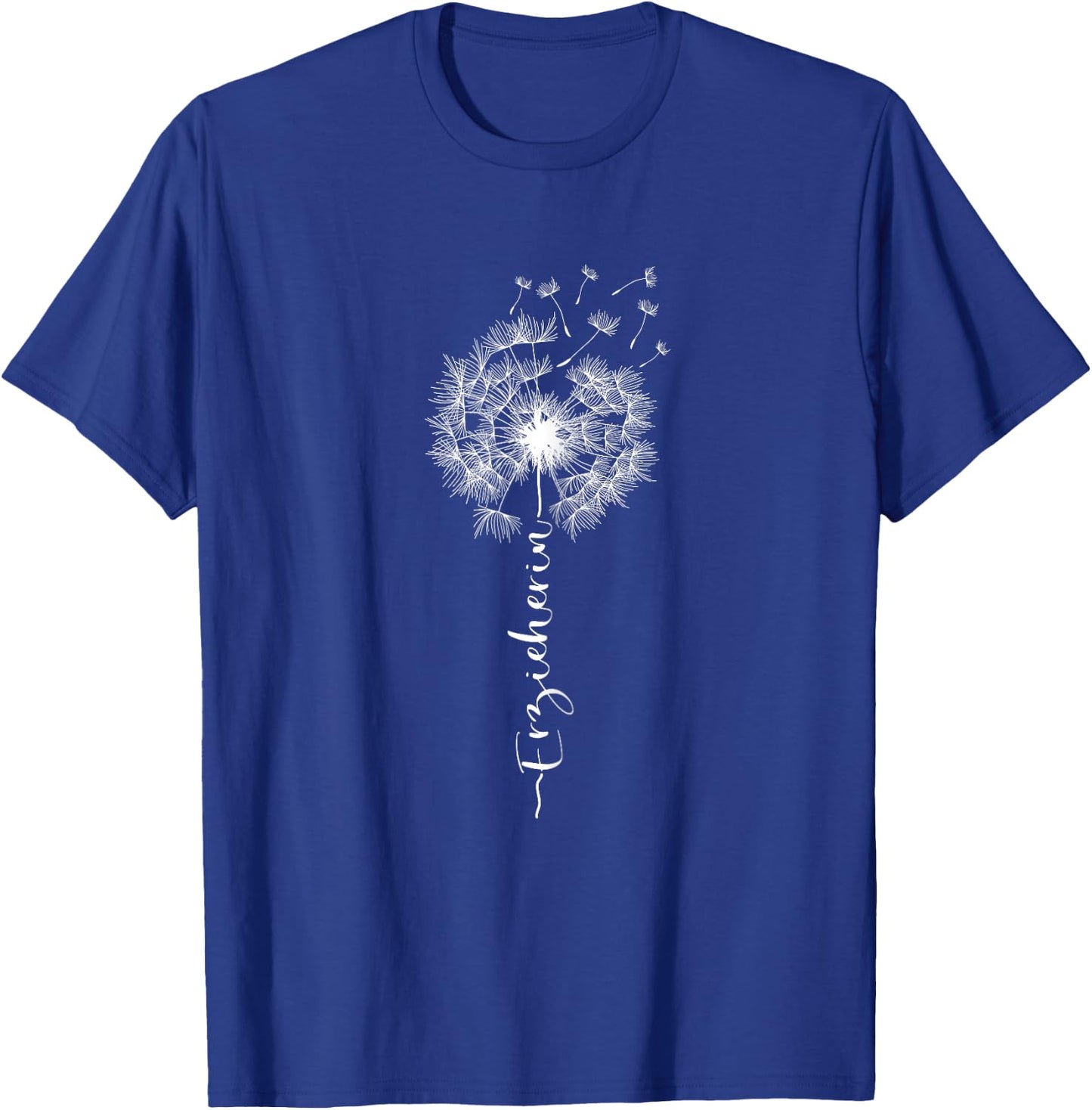 Educator Dandelion Teacher , black T-Shirt - T-Shirt | Royal