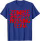 Zombie Running Design Women Funny Marathon Halloween T-Shirt - T-Shirt | Royal