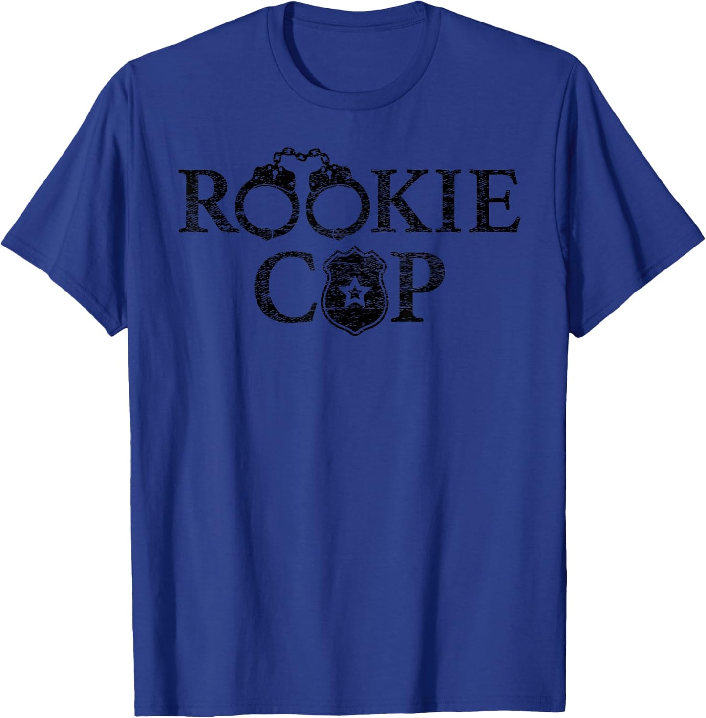 Rookie Novelty Funny Rookie Cop Police Shirt , gray T-Shirt - T-Shirt | Royal