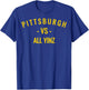 Pittsburgh V.s All Yinz T-Shirt - T-Shirt | Royal