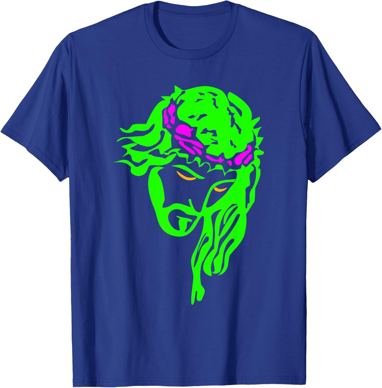 Neon Jesus || Cool Christian T-Shirt - T-Shirt | Royal