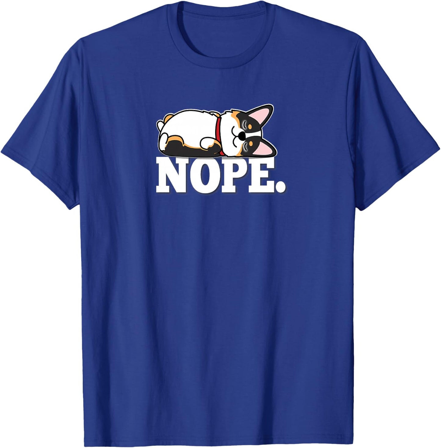Kawaii Nap Sleep Nope Black Tricolor Corgi Lover Premium T-Shirt - T-Shirt | Royal