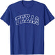Texas - Throwback Design - Classic T-Shirt - T-Shirt | Royal