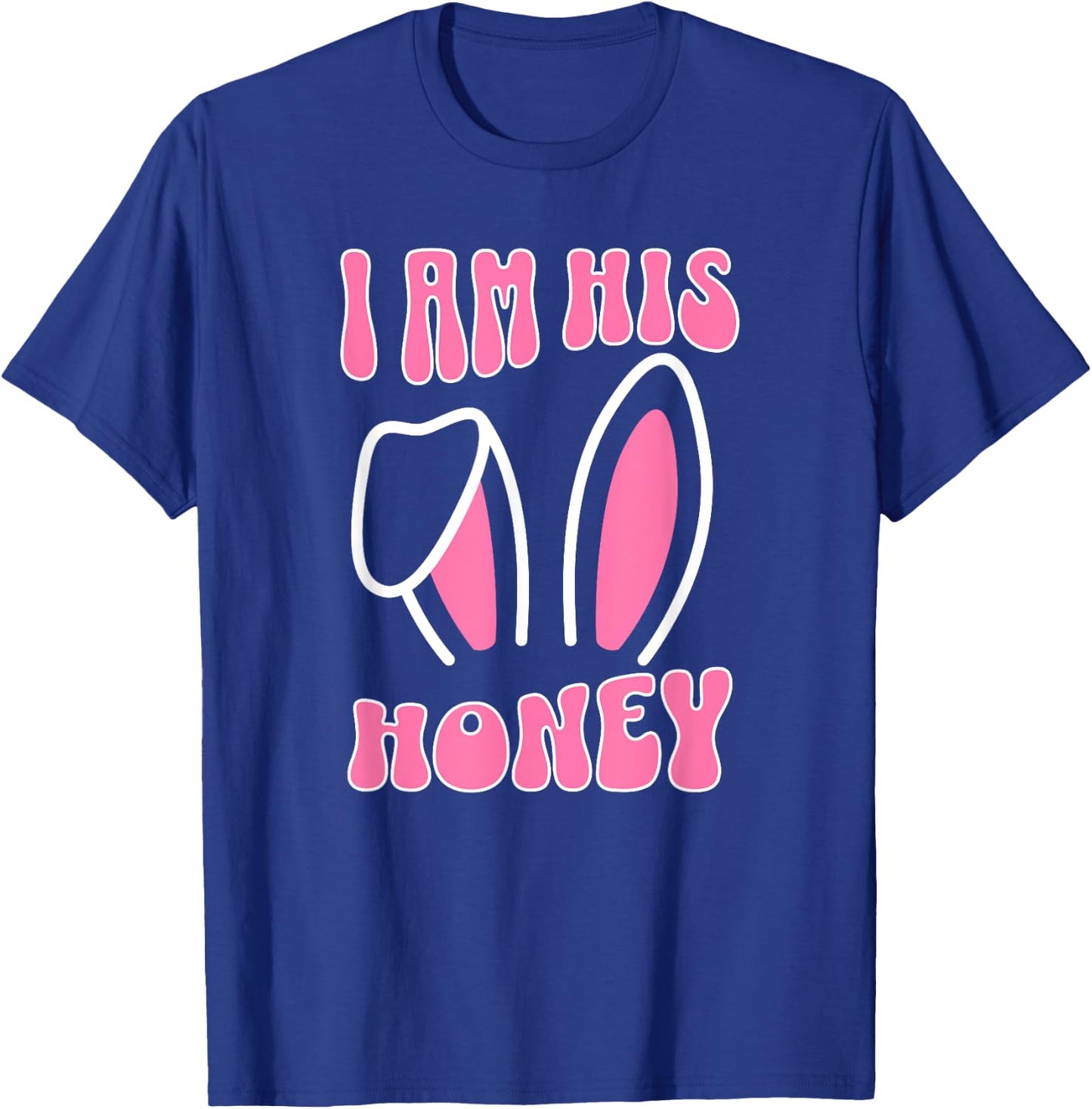 Matching Couple Easter , Matching Wife Easter T-Shirt - T-Shirt | Royal