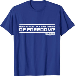 Helldivers 2 Sony PlayStation Video Game Taste Of Freedom , black T-Shirt - T-Shirt | Royal