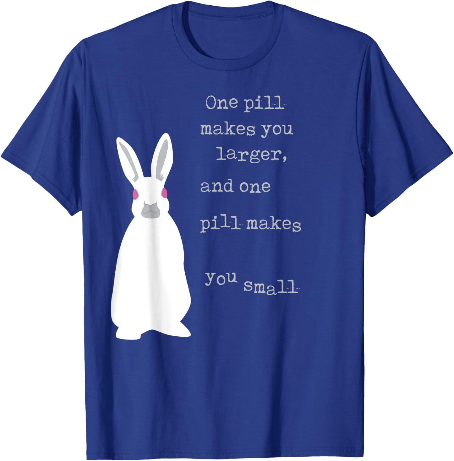 LyricLyfe White Rabbit T-Shirt - T-Shirt | Royal