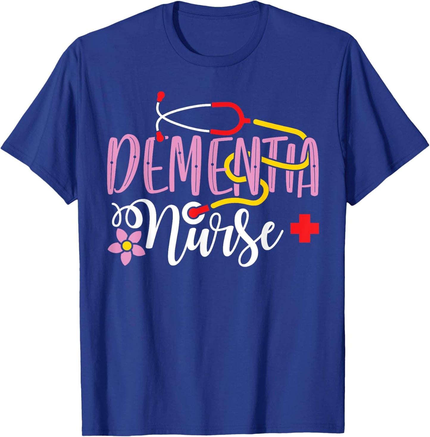 Dementia Nurse Caregiver Awareness - Nursing Home Nurse T-Shirt - T-Shirt | Royal