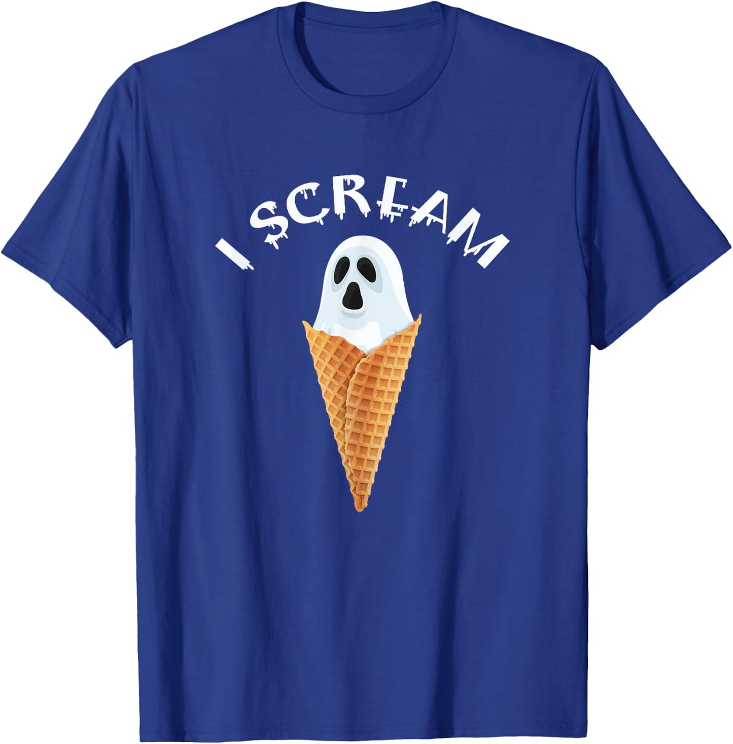I Scream Halloween T-Shirt - T-Shirt | Royal