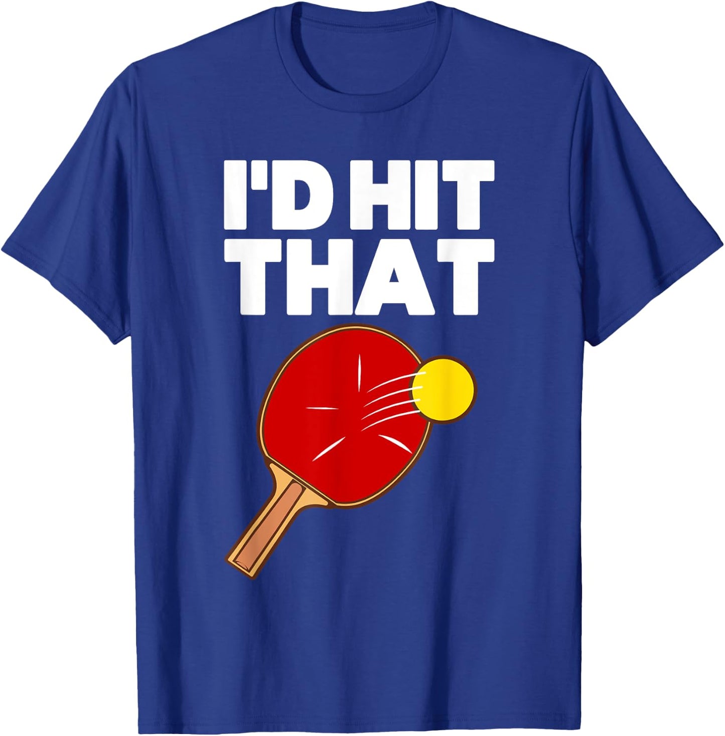 Cool Table Tennis Design Women Game Ping Pong Lovers T-Shirt - T-Shirt | Royal