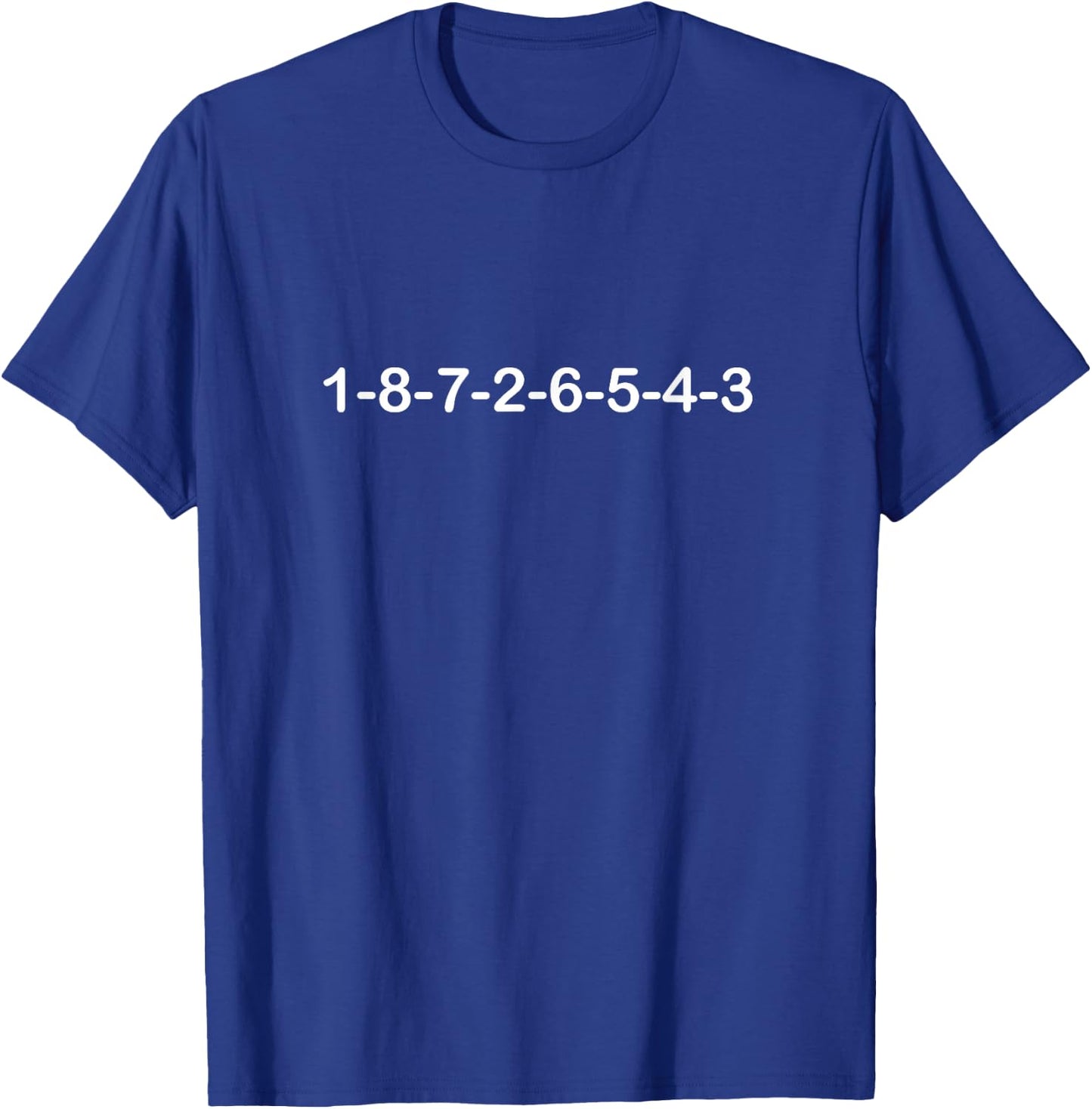 18726543 LS Engine Firing Order V8 T-Shirt - T-Shirt | Royal