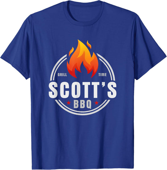 Scott's BBQ T-Shirt - T-Shirt | Royal