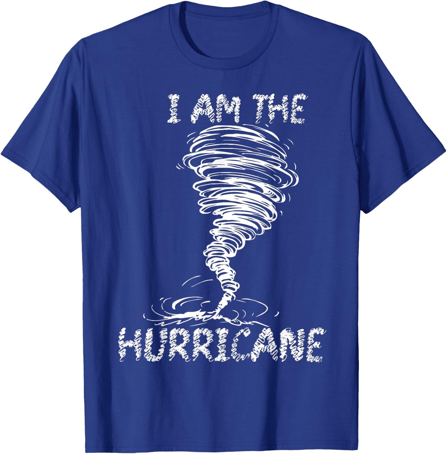 White Storm Twister Hurricane Tornado Weather Scary Costume T-Shirt - T-Shirt | Royal