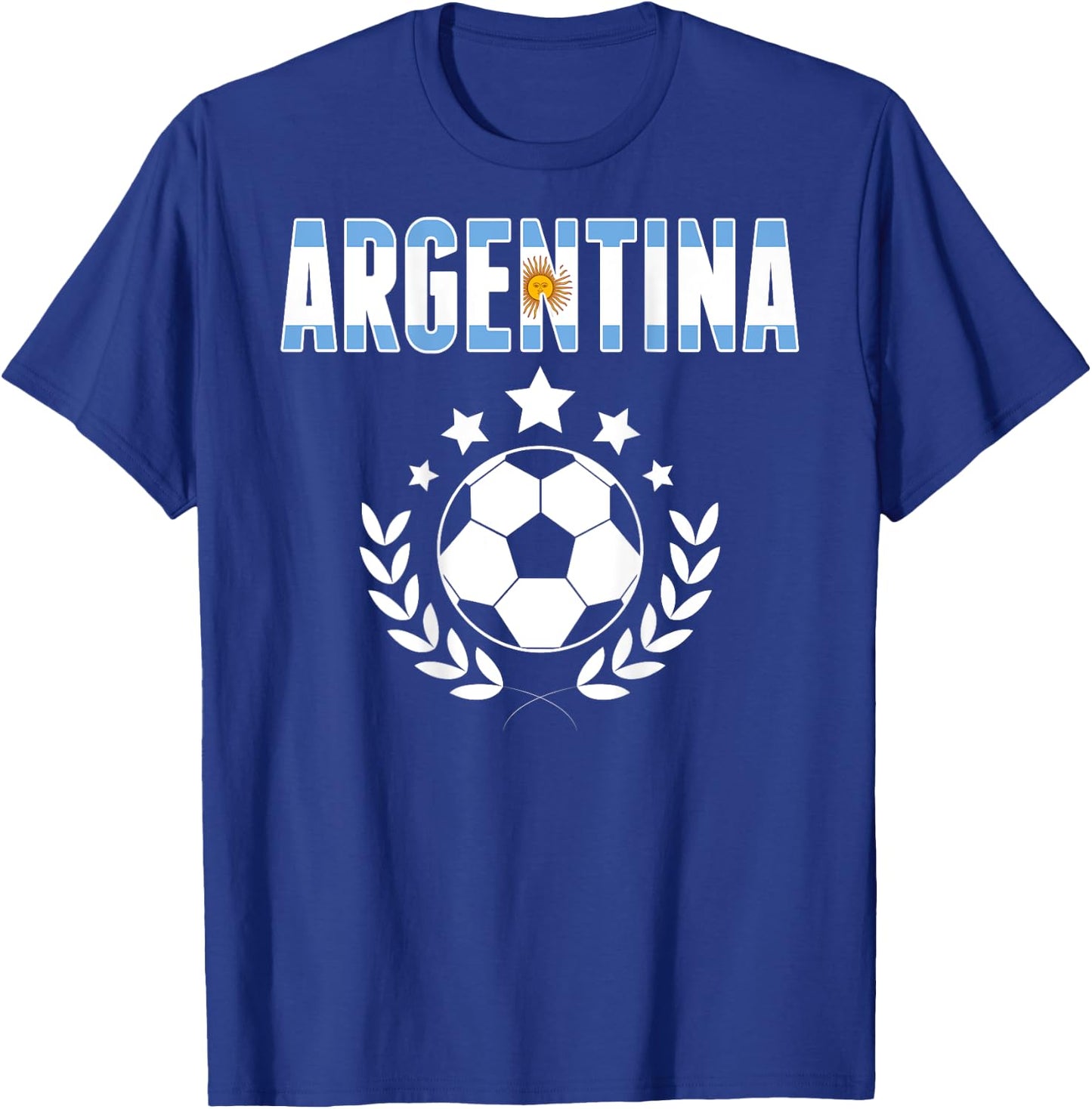 Argentinien Soccer Fans Trikot - Support argentinischer Fußball T-Shirt - T-Shirt | Royal