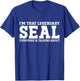Seal Surname Funny Team Family Last Name Seal T-Shirt - T-Shirt | Royal
