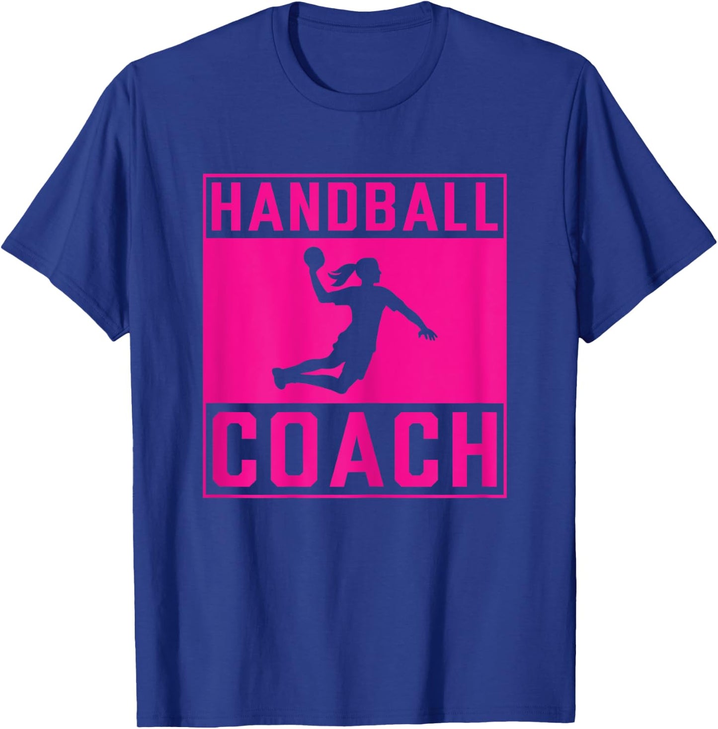 Idée Cadeau Handballeur Sport Féminin Handball Coach Femme T-Shirt - T-Shirt | Royal