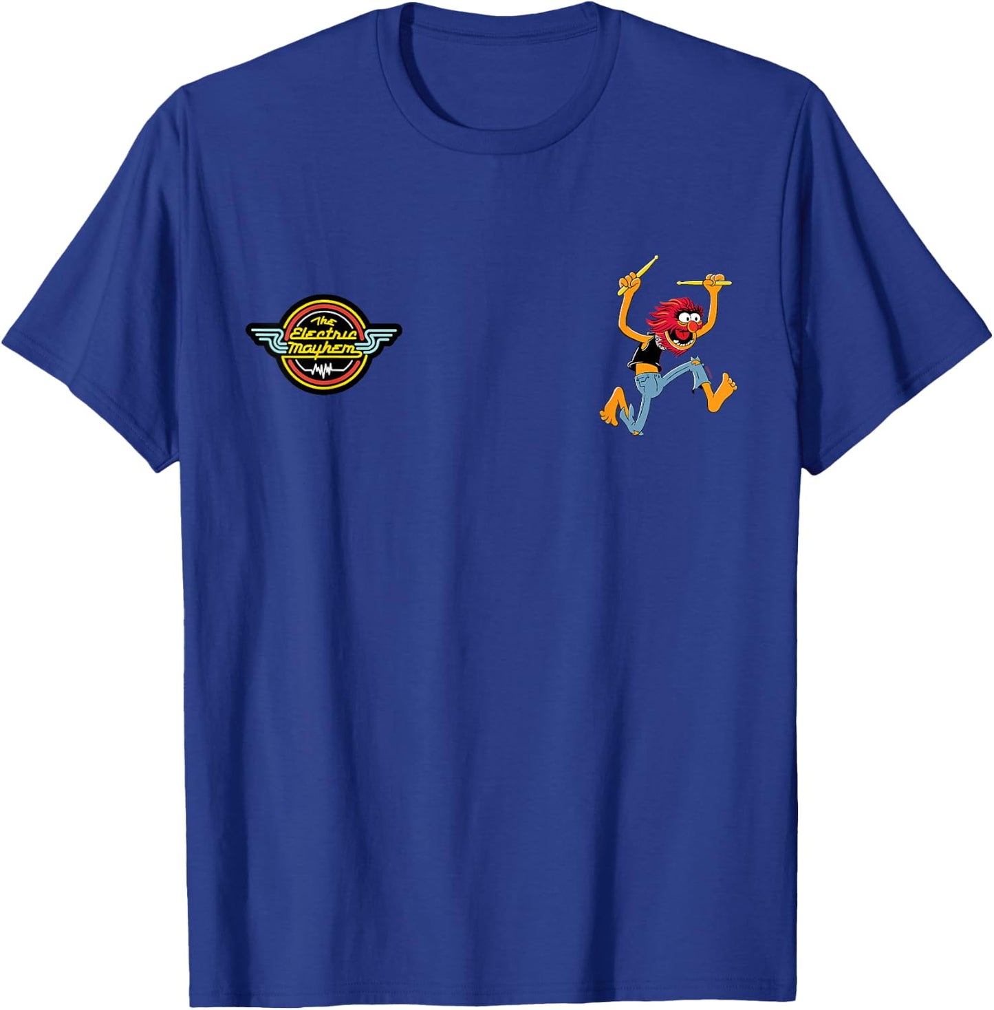 Disney The Muppets Animal #76 2-Sided Soccer Jersey T-Shirt - T-Shirt | Royal