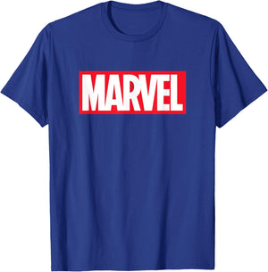 Marvel Classic Logo , black T-Shirt - T-Shirt | Royal