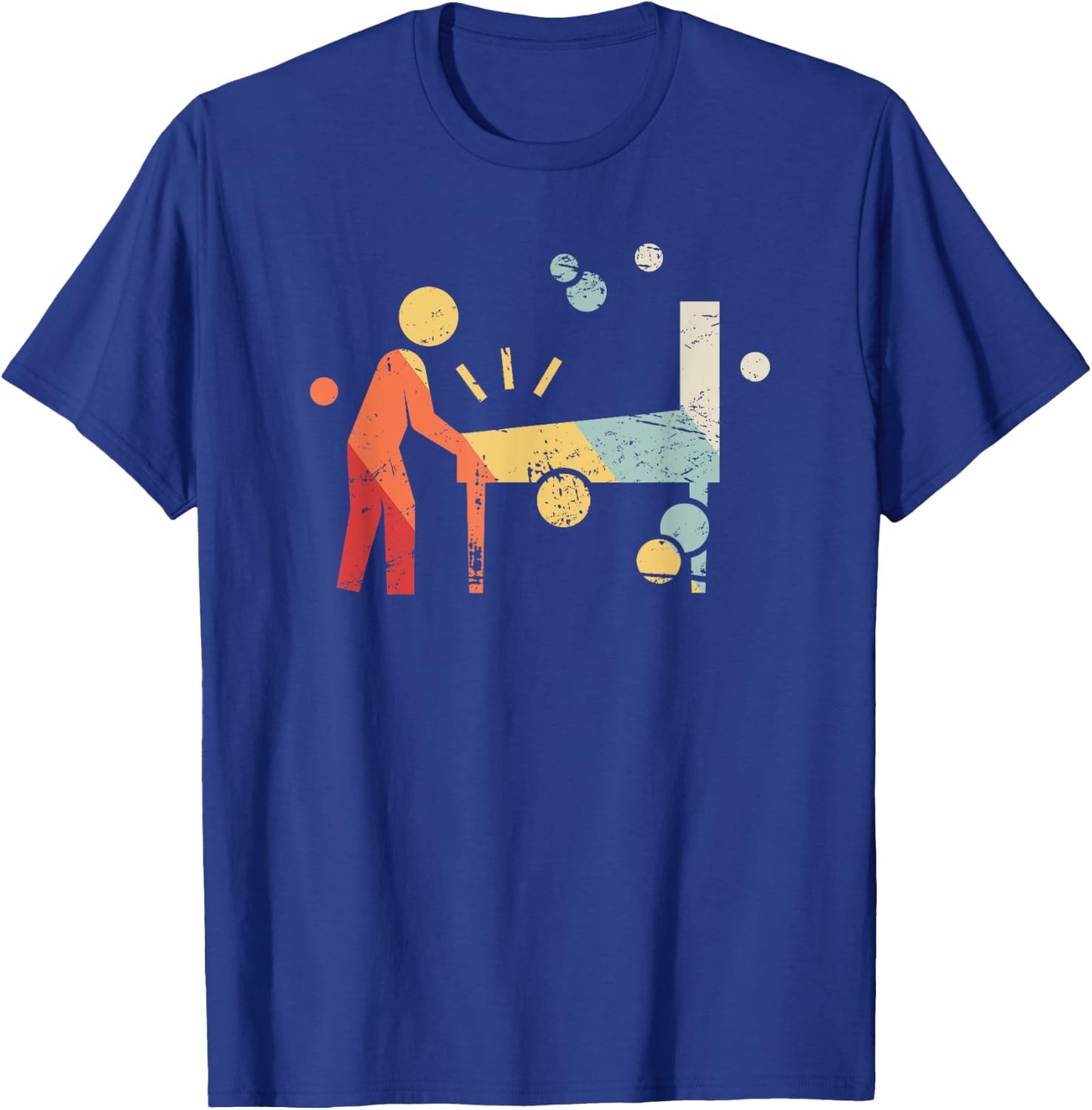 Retro Player | Pinball T-Shirt - T-Shirt | Royal