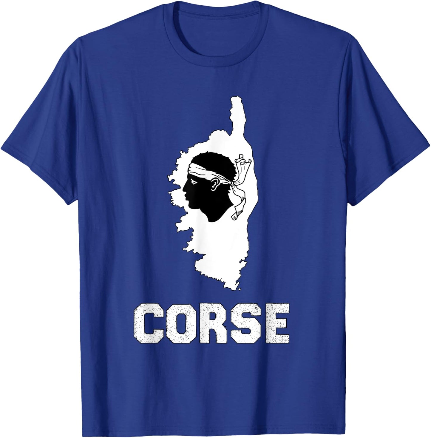 Authentic Corsica Beauty Island Women And Children , Black, S T-Shirt - T-Shirt | Royal