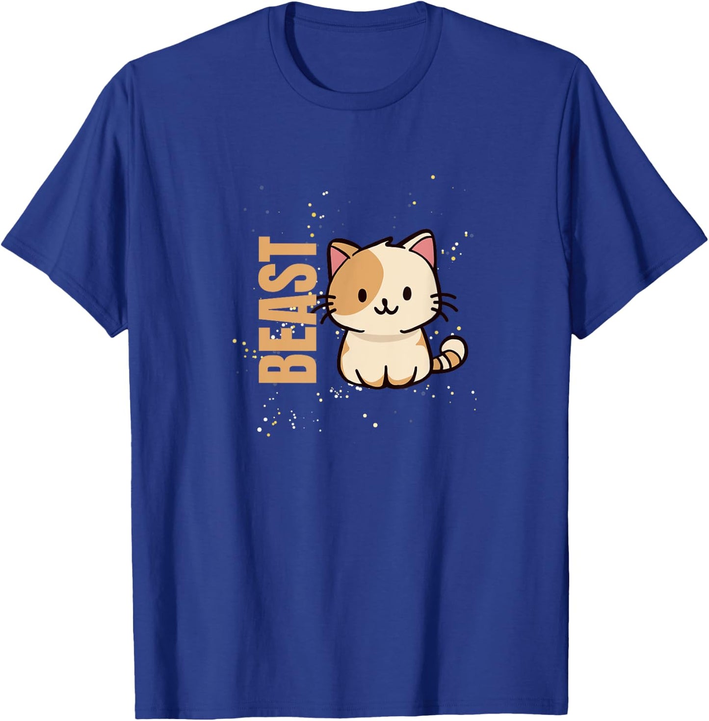 Beast - Cute Cat with Humour T-Shirt - T-Shirt | Royal