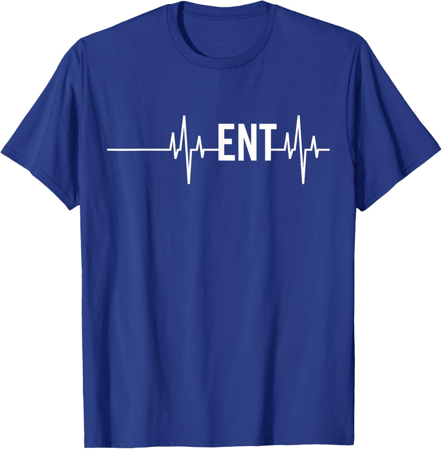 ENT Doctor Nurse Ear Nose Throat ENT Heartbeat T-Shirt - T-Shirt | Royal