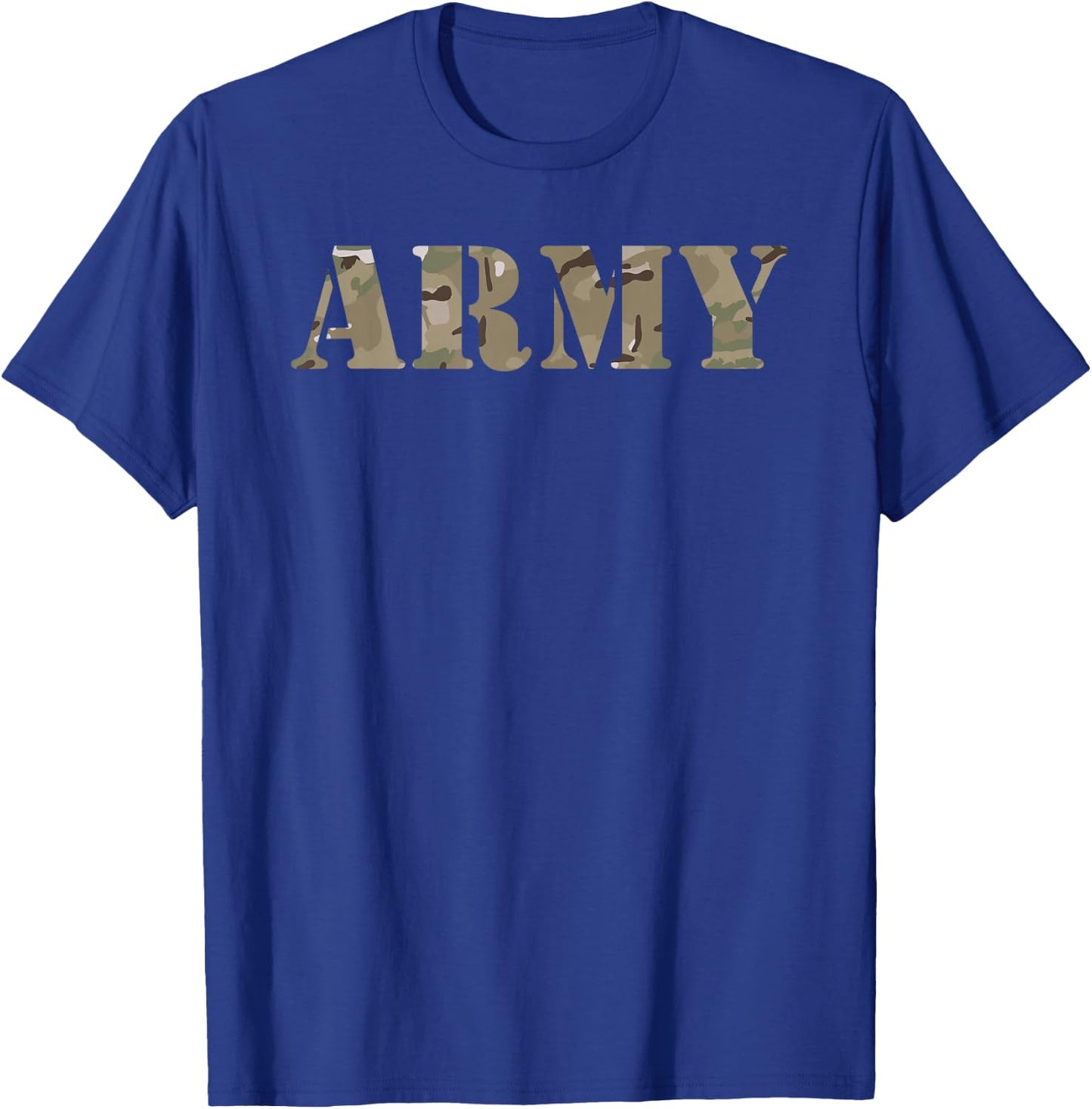 US Army - OCP ACU Camo Multicam Camouflage USA T-Shirt - T-Shirt | Royal