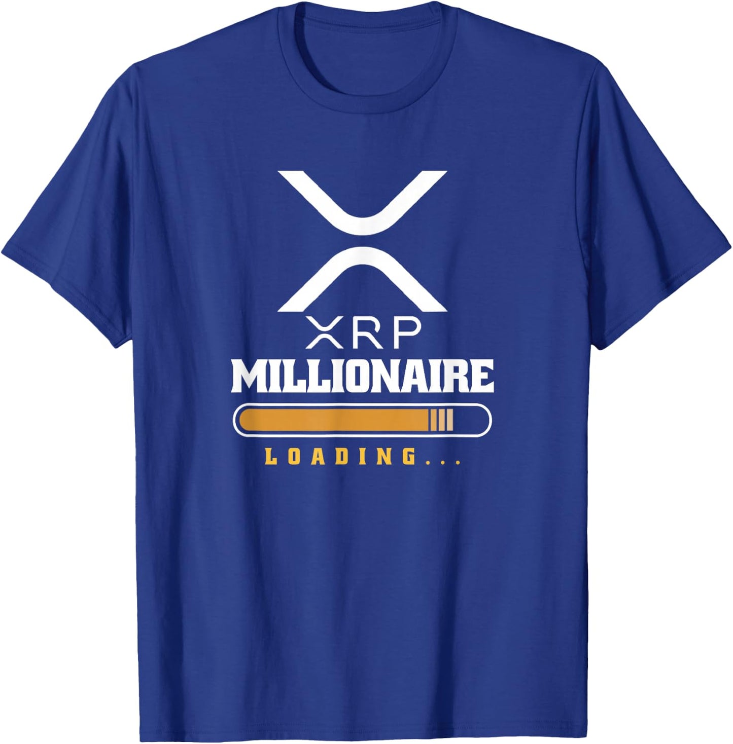 XRP Crypto Millionaire loading funny cryptocurrency T-Shirt - T-Shirt | Royal
