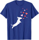 Valentine's Day - Dachshund Chasing Hearts T-Shirt - T-Shirt | Royal