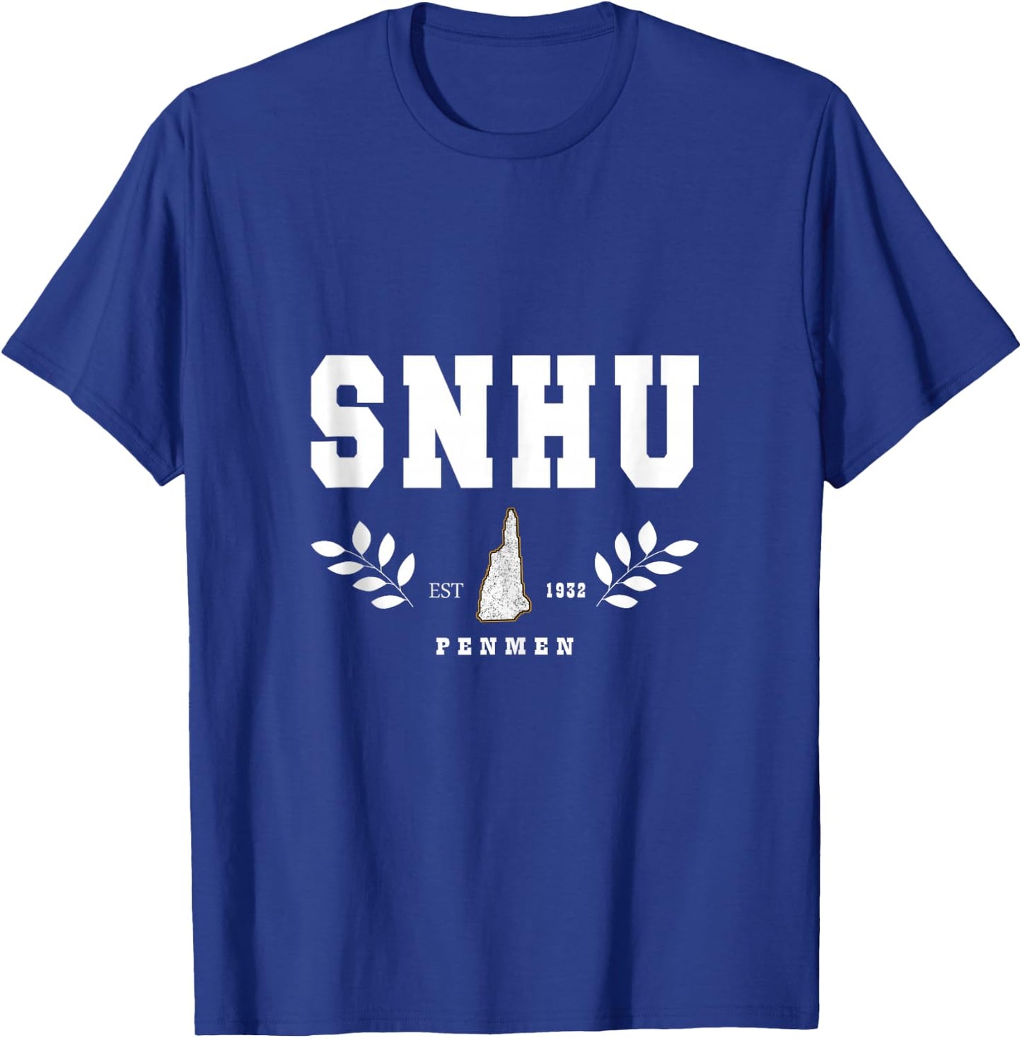 SNHU Arch Retro College University Athletic Sports T-Shirt - T-Shirt | Royal