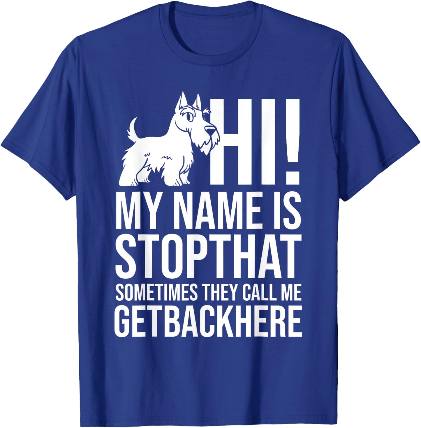 Scottish Terrier Dog Puppies Owner Lover T-Shirt - T-Shirt | Royal