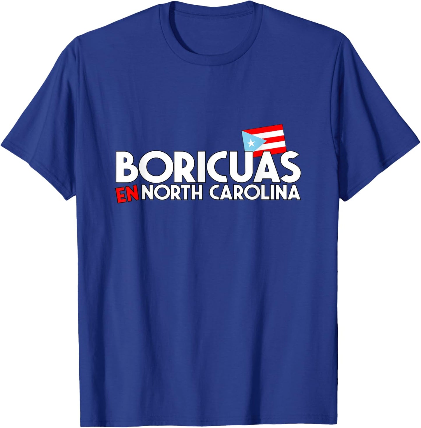 Boricuas en NC Logo T-Shirt - T-Shirt | Royal