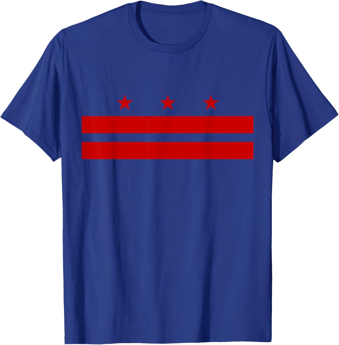 Patriotic State Flag of Washington D.C. T-Shirt - T-Shirt | Royal