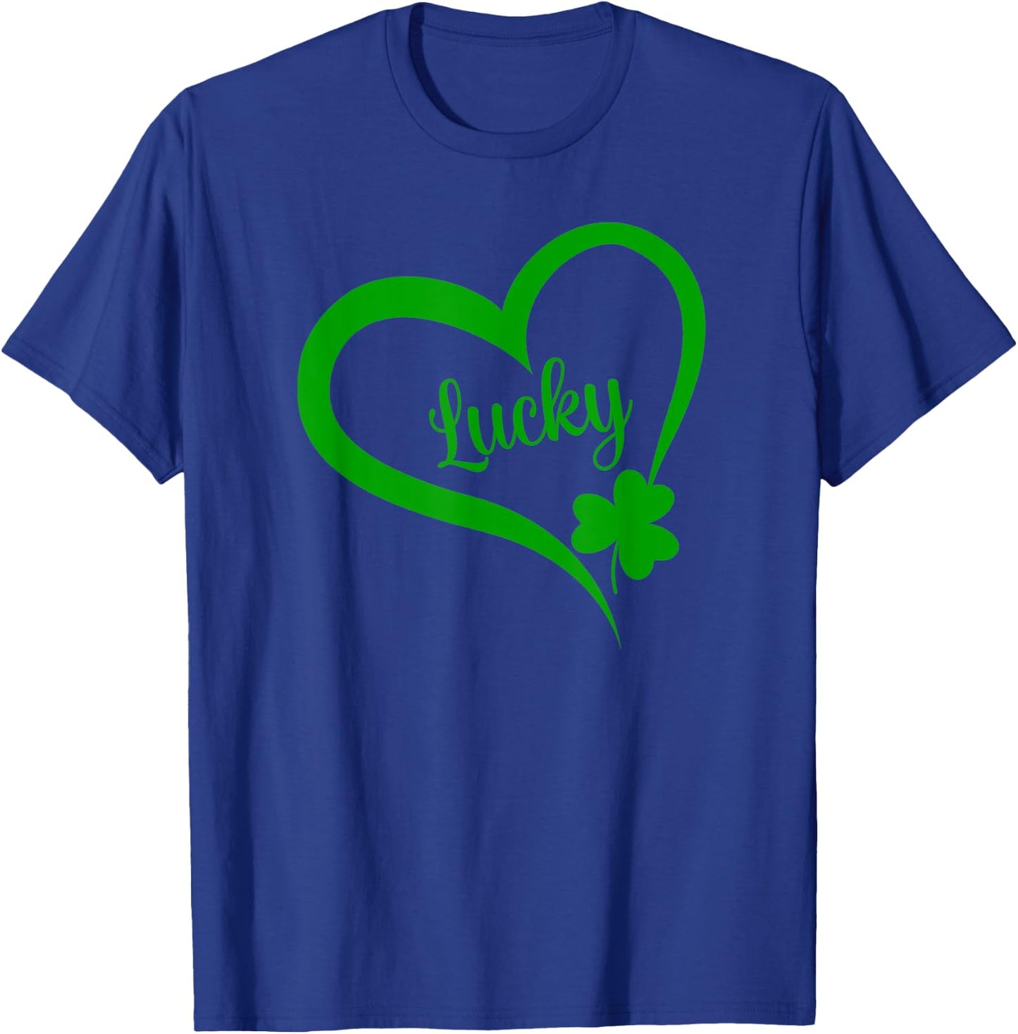 St Patricks Day LUCKY Women LUCKY T-Shirt - T-Shirt | Royal