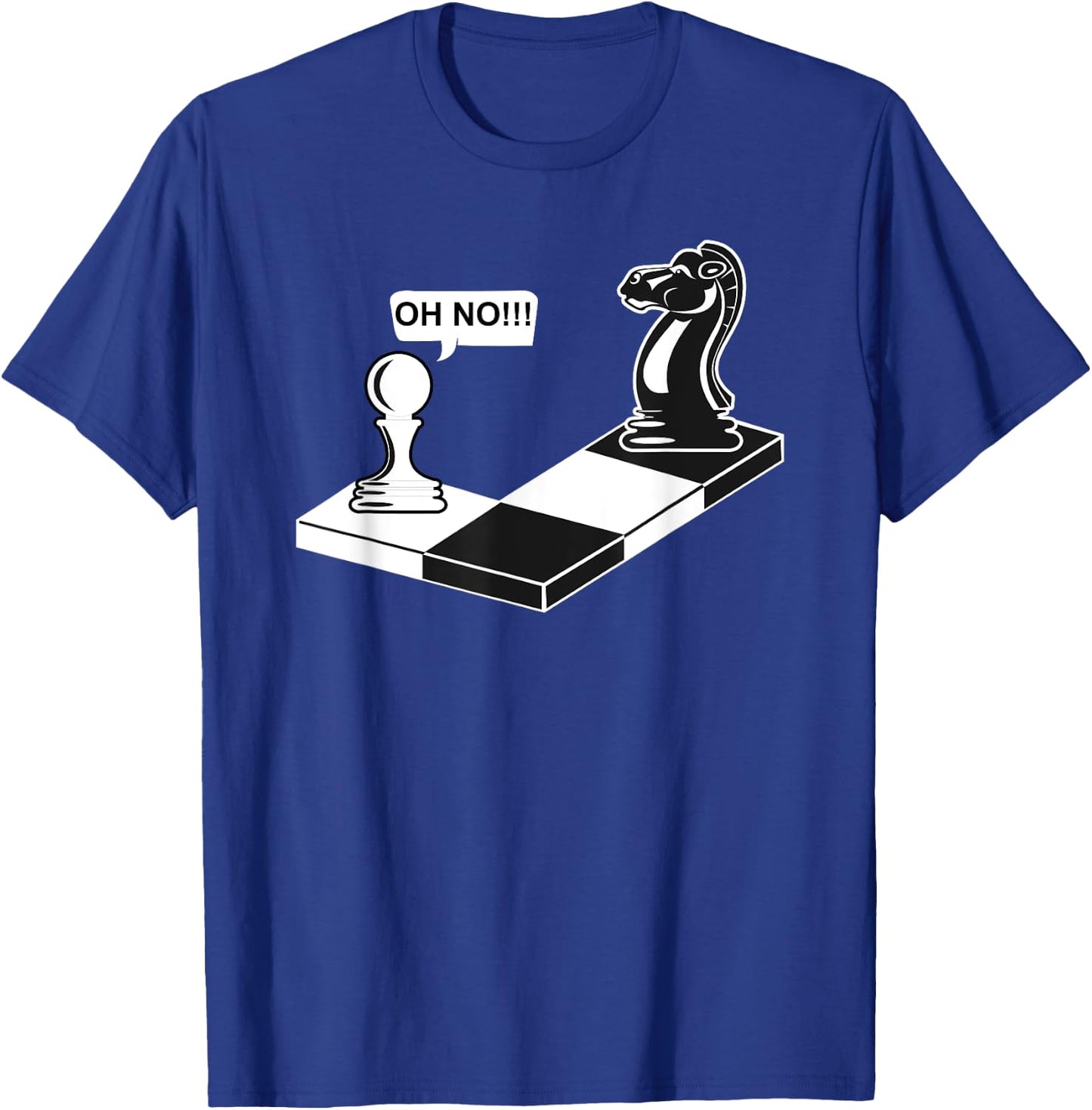 Funny Chess Move Knight To Pawn T-Shirt - T-Shirt | Royal