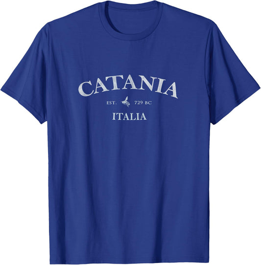 Catania Italy | Catania Sicily Italia Graphic Print T-Shirt - T-Shirt | Royal