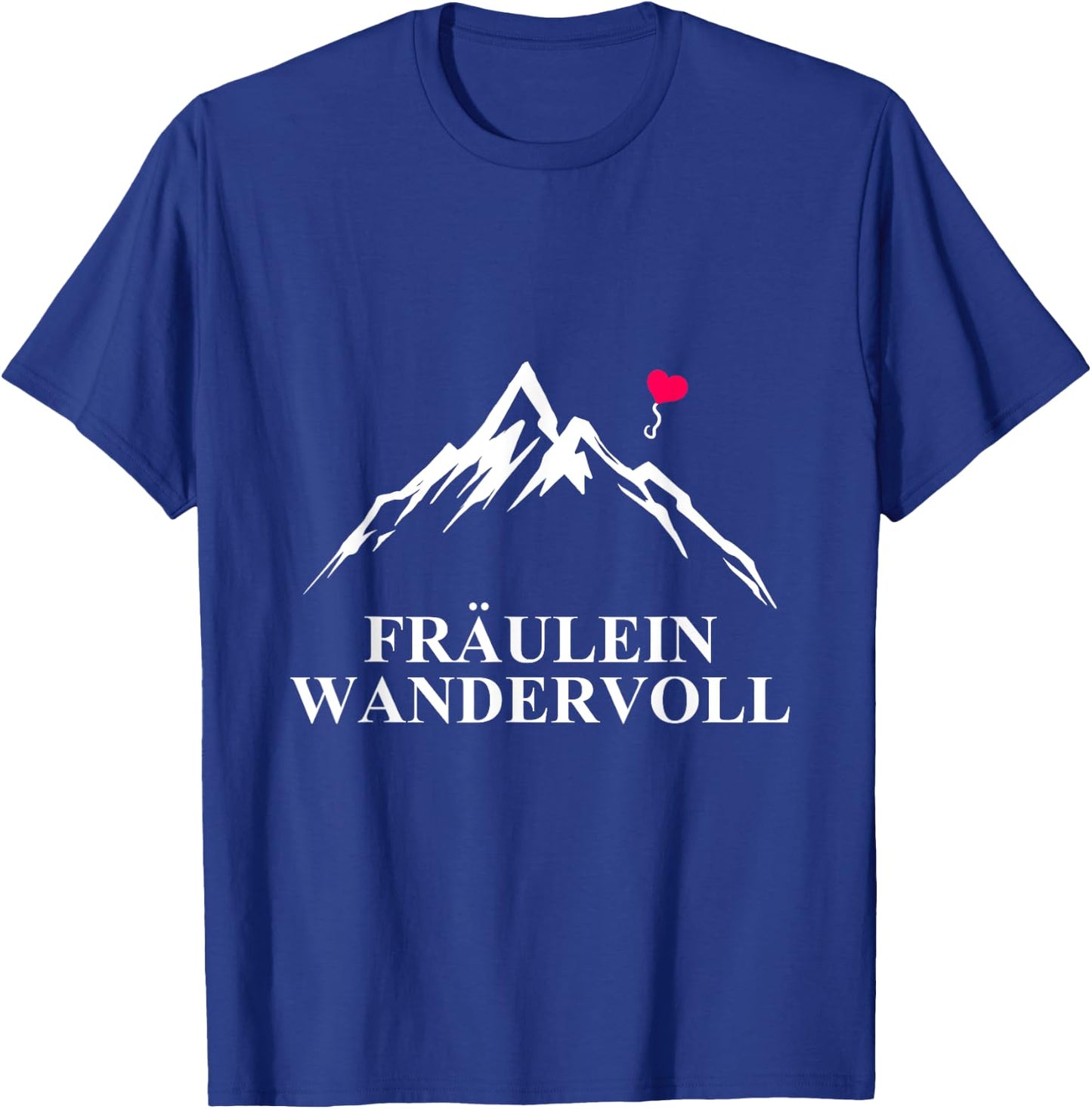 Fräulein Wandervoll Women's Hiking Mountaineering Love , black T-Shirt - T-Shirt | Royal