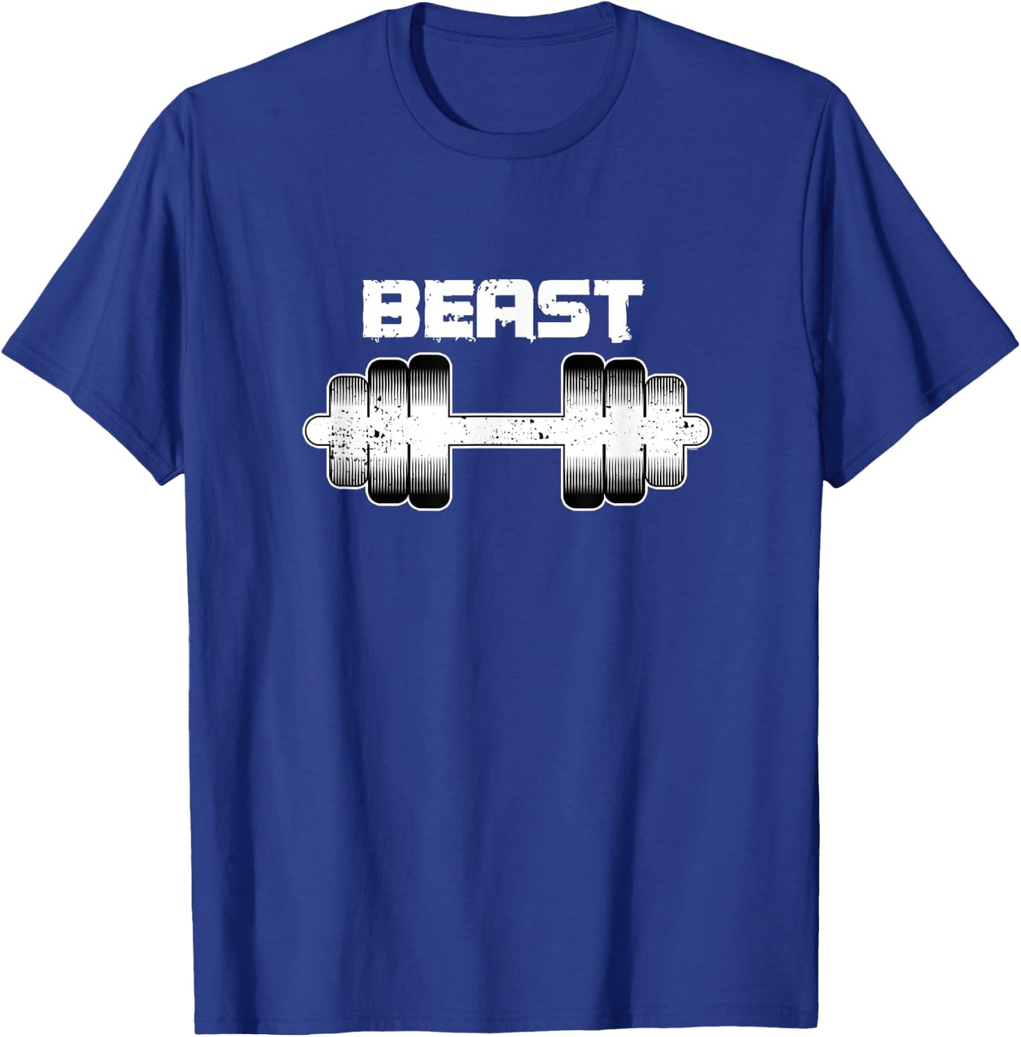 Beast Gymnastics Training Exercise Bodybuilder Weightlifter T-Shirt - T-Shirt | Royal