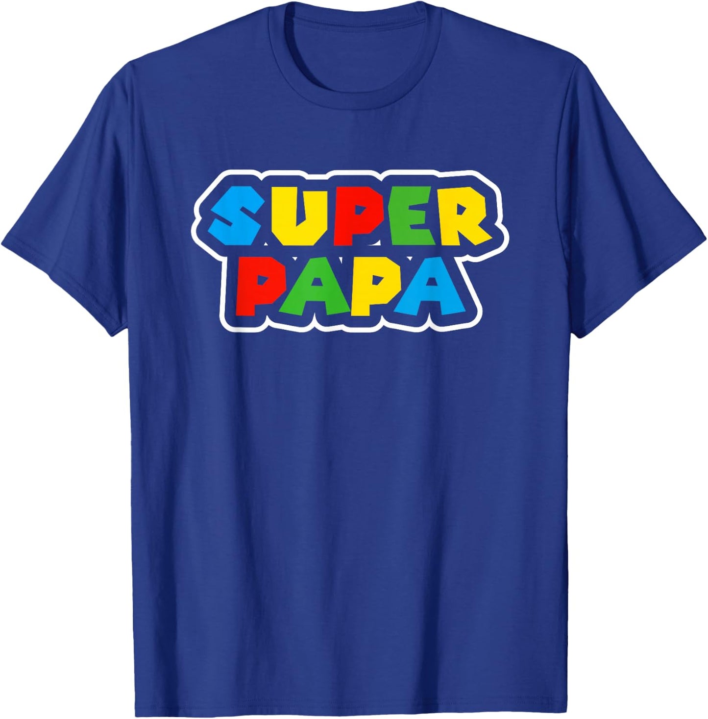 Super Papa Geburtstagsgeschenk Vater Geschenk Bester Papa T-Shirt - T-Shirt | Royal