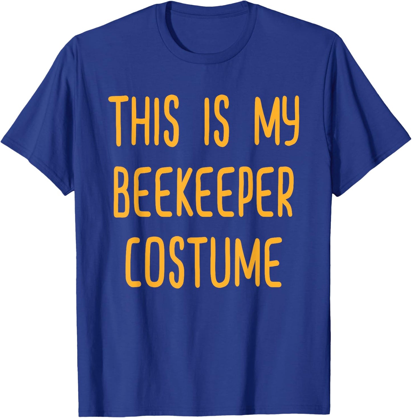 This is My Beekeeper Costume Outfit Beekeeping T-Shirt - T-Shirt | Royal