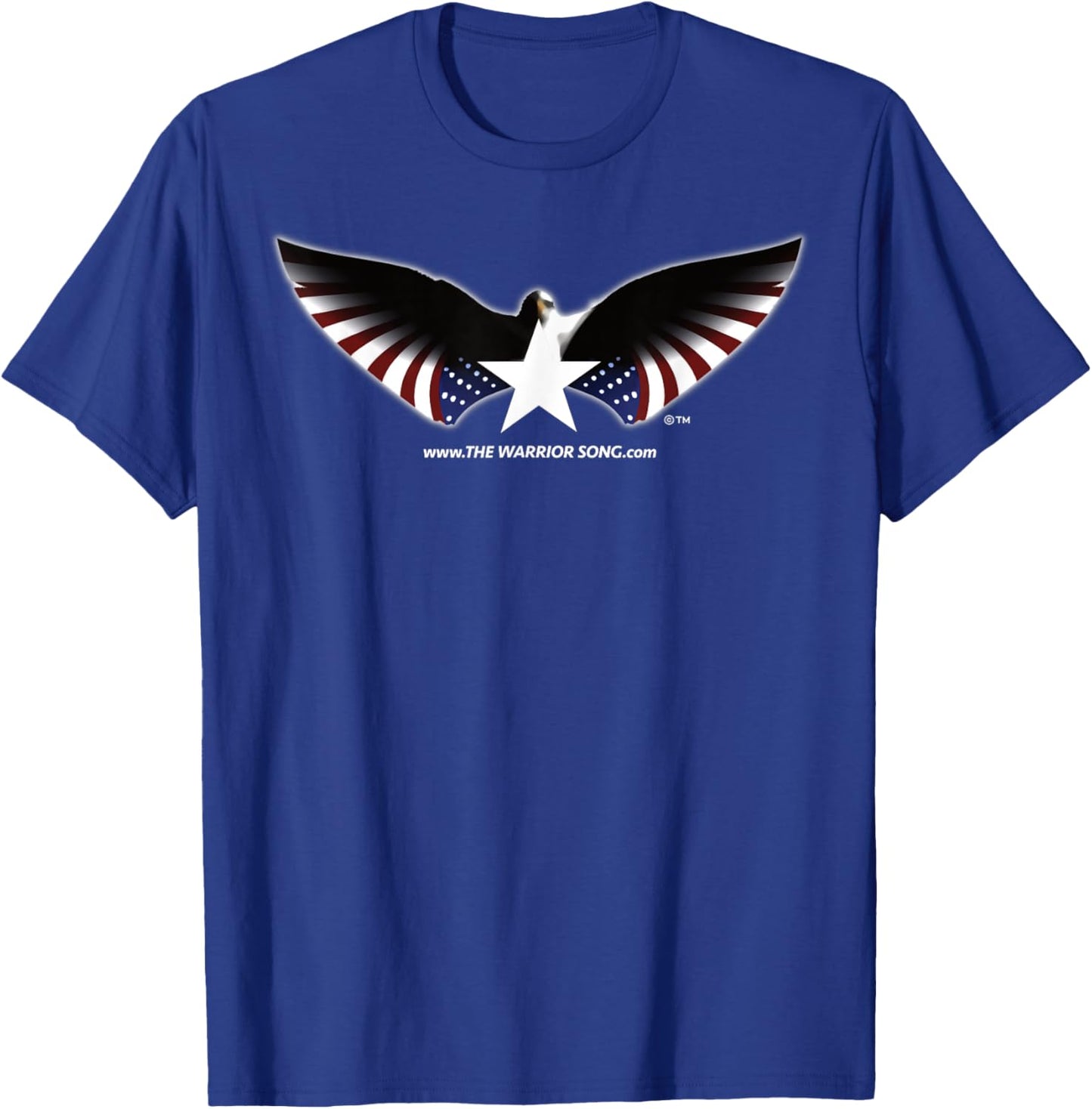 The Warrior Song "American Eagle" T-Shirt - T-Shirt | Royal
