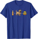 Cairn Terrier + Beer Dog Dad Happy Men Pet Lover T-Shirt - T-Shirt | Royal