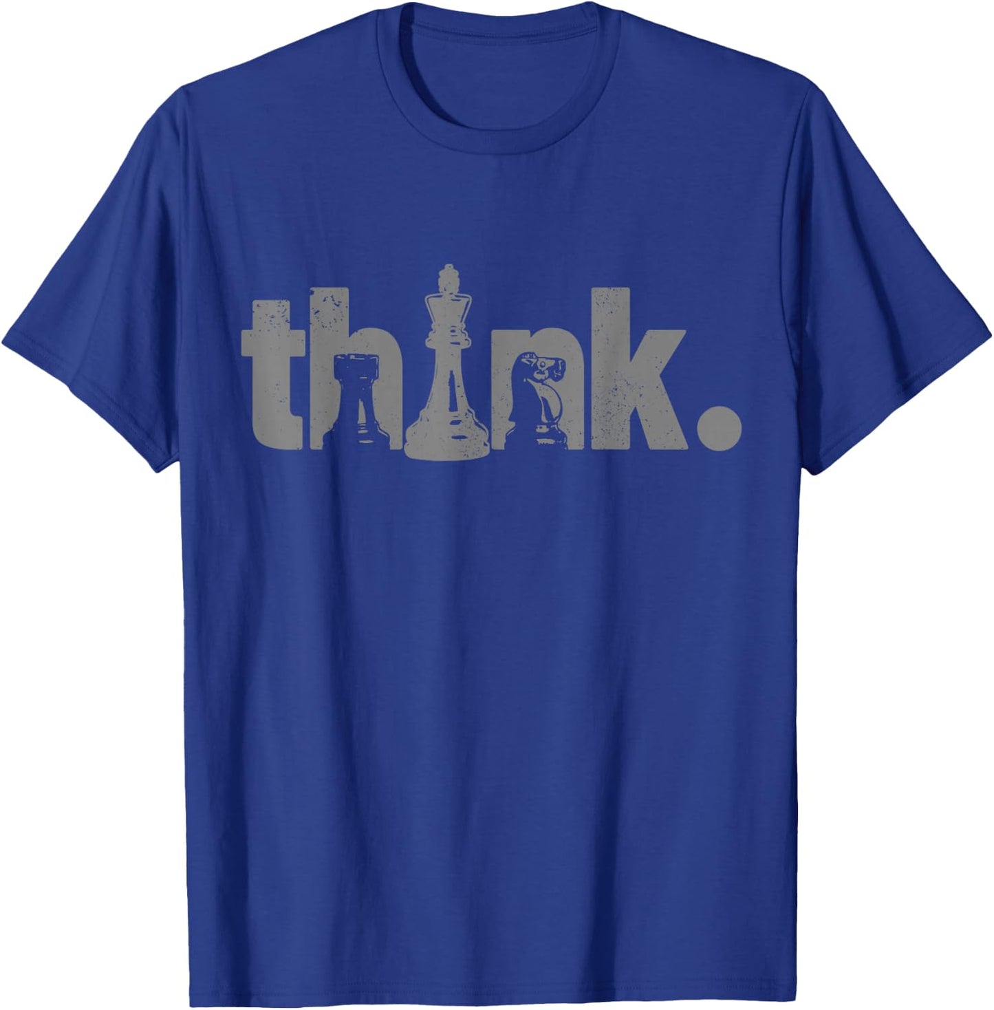 Chess Think Vintage Chess Master Club Chess Player T-Shirt - T-Shirt | Royal