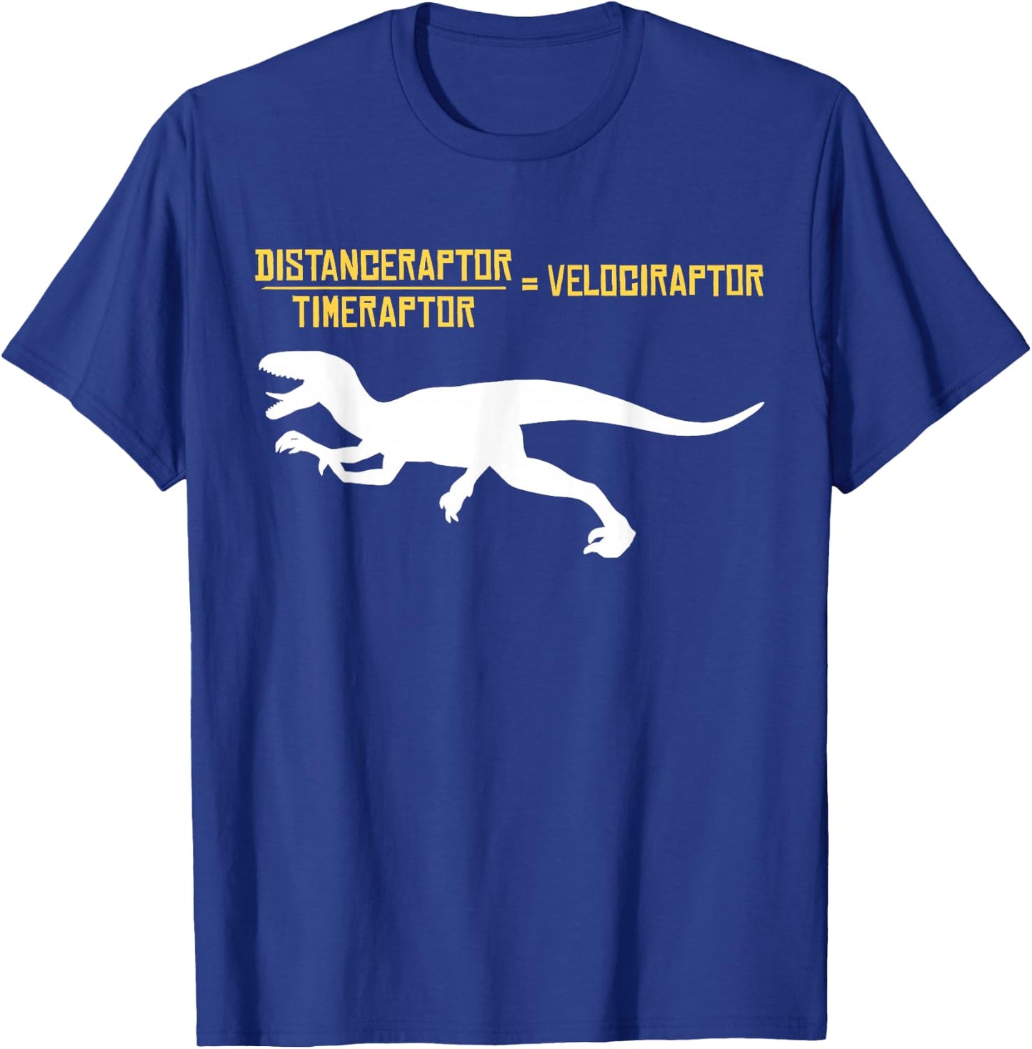 Physics Velociraptor T-Shirt - T-Shirt | Royal