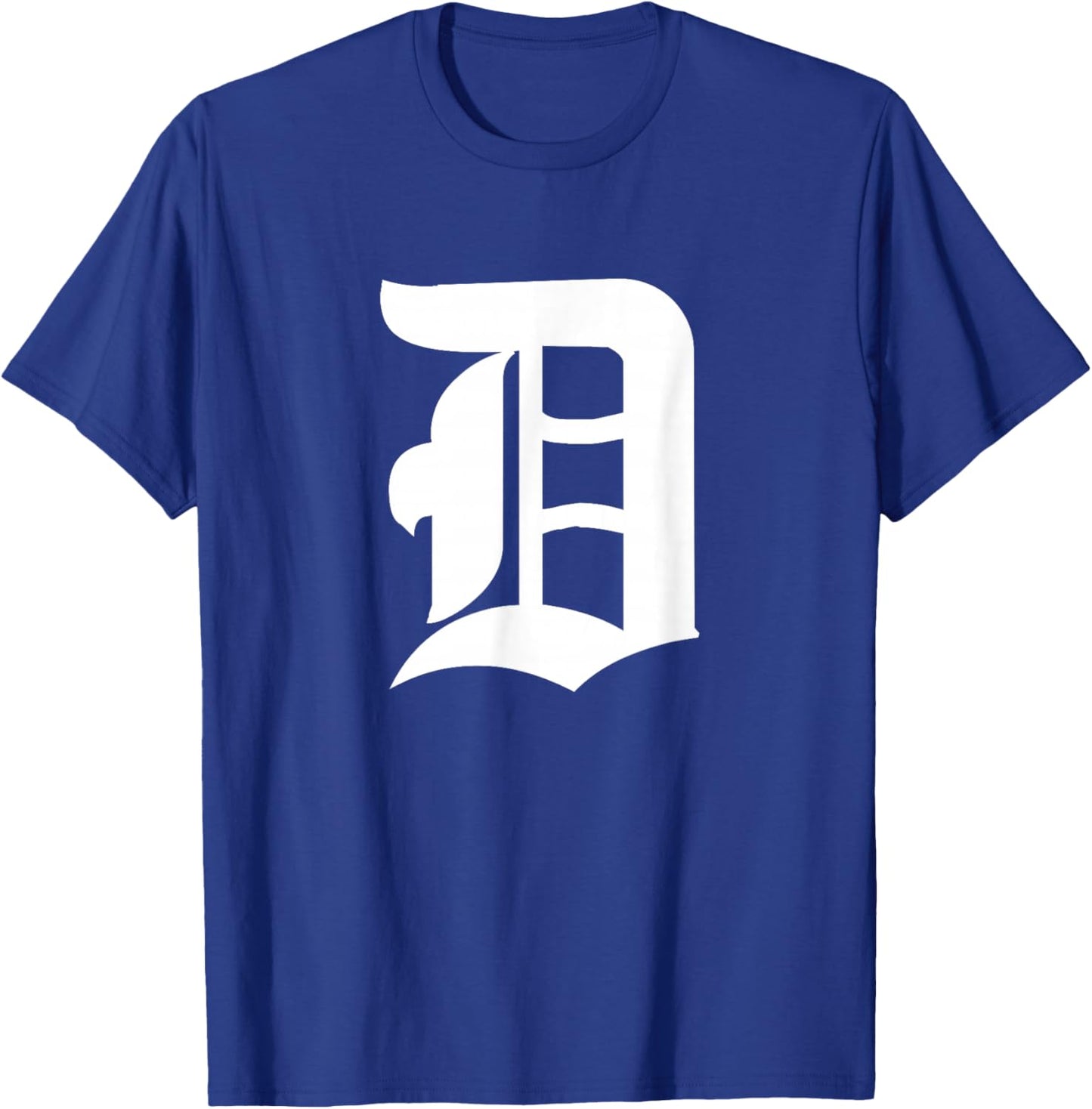 Detroit Old English D T-Shirt - T-Shirt | Royal