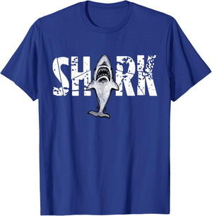 Great White Shark - Shark Lovers Shirt and Gift T-Shirt - T-Shirt | Royal